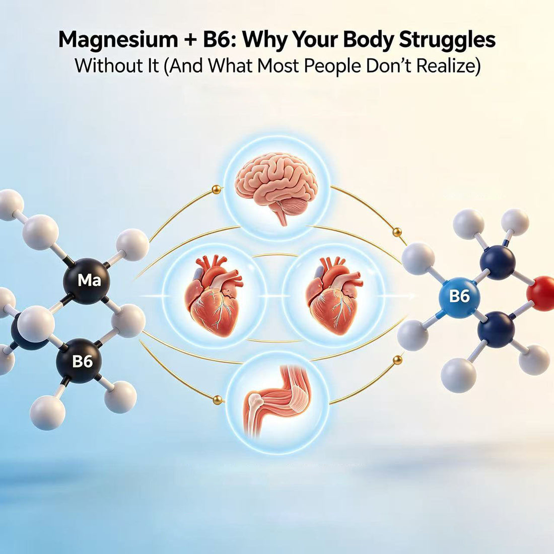 Magnesium + B6: Why Your Body Struggles Without It (And What Most People Don’t Realize)