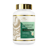 Digestive Enzyme Complex with Herbal Blend, DGL & Slippery Elm – 15 Enzymes for Daily Digestive Support – 120 Capsules