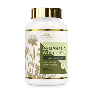 Lymphatic Support Herbal Complex with Echinacea, Dandelion & Burdock – Natural Fluid Balance Formula