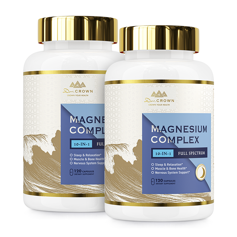10-in-1 Magnesium Complex with Vitamin B6 – High Absorption Formula for Sleep, Muscle & Energy Support