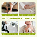 Lymphatic Support Herbal Complex with Echinacea, Dandelion & Burdock – Natural Fluid Balance Formula