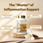 Turmeric Curcumin 1500mg with Ginger, Black Pepper & MCT Oil – High Absorption Antioxidant Support