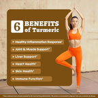 Turmeric Curcumin 1500mg with Ginger, Black Pepper & MCT Oil – High Absorption Antioxidant Support