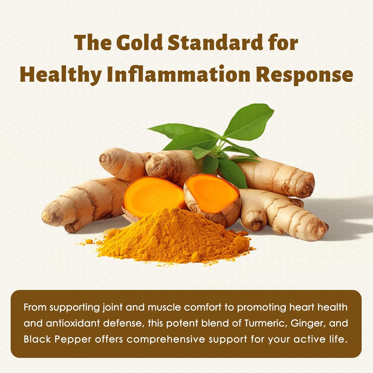 Turmeric Curcumin 1500mg with Ginger, Black Pepper & MCT Oil – High Absorption Antioxidant Support