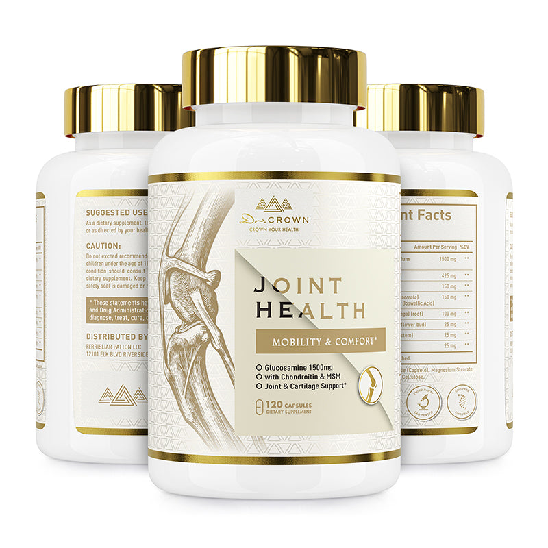 Joint Support Glucosamine Chondroitin MSM with Turmeric & Boswellia – Mobility & Flexibility Formula