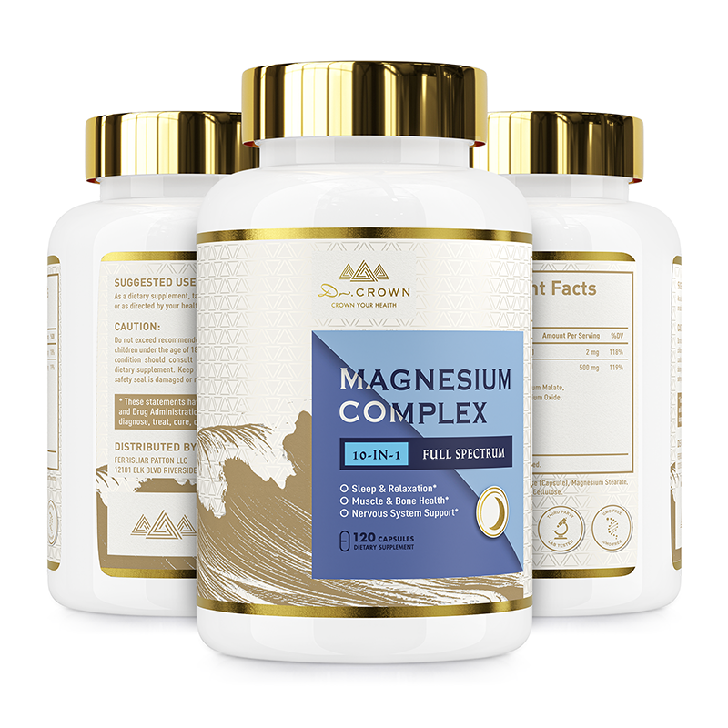 10-in-1 Magnesium Complex with Vitamin B6 – High Absorption Formula for Sleep, Muscle & Energy Support