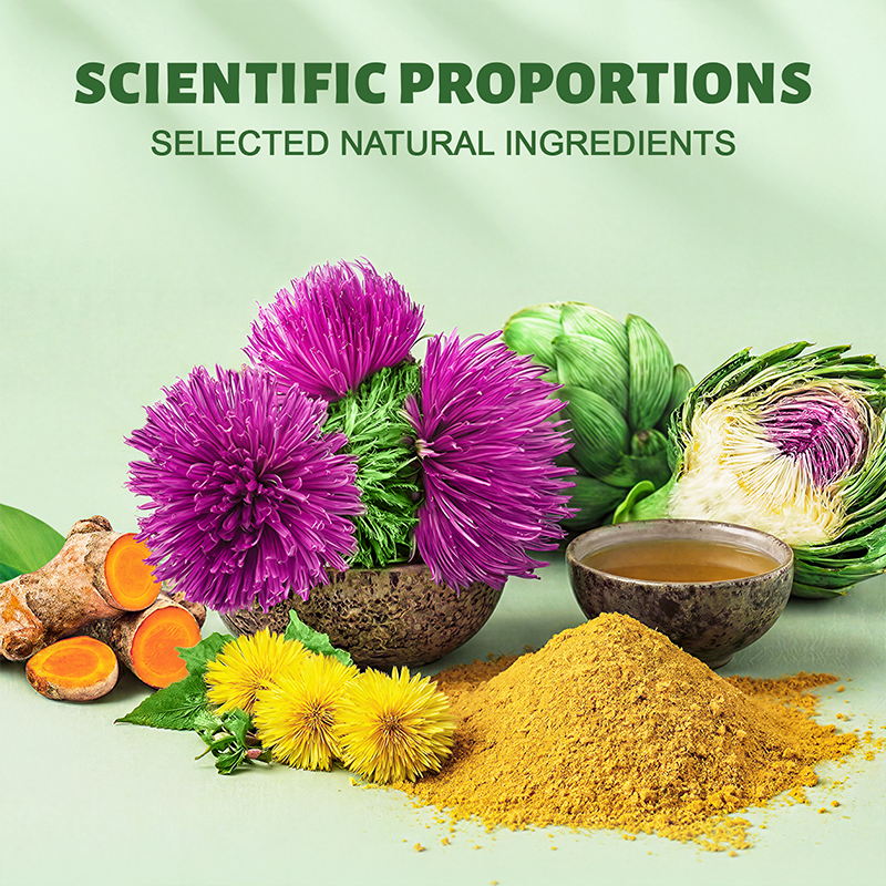 Milk Thistle Liver Support Supplement with NAC & Turmeric – 120 Capsulesd